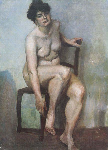 Lovis Corinth Nude Female France oil painting art